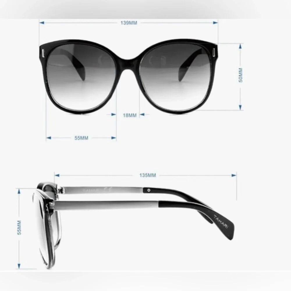 TAHARI TSR657 Retro 100% Uv Protective Women's‎ Cat Eye tortoise Sunglasses new